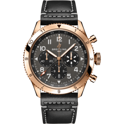 Breitling-RB04451A1B1X1 Super AVI B04 Chronograph GMT 46 P-51 Mustang Red Gold / Boutique Edition