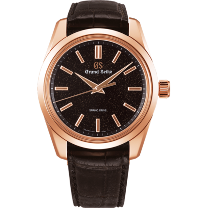Grand Seiko-SBGD202 Spring Drive 8 Days Pink Gold / Black Stardust / Strap