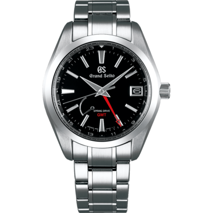 Grand Seiko-SBGE211 Spring Drive GMT Stainless Steel / Black / Bracelet