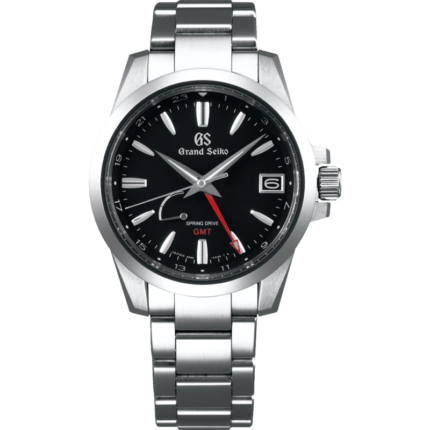 Grand Seiko-SBGE213 Spring Drive GMT Stainless Steel / Black / Bracelet