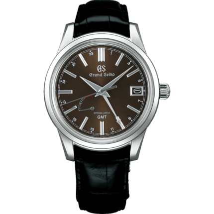 Grand Seiko-SBGE227 Spring Drive GMT Stainless Steel / Black / Strap
