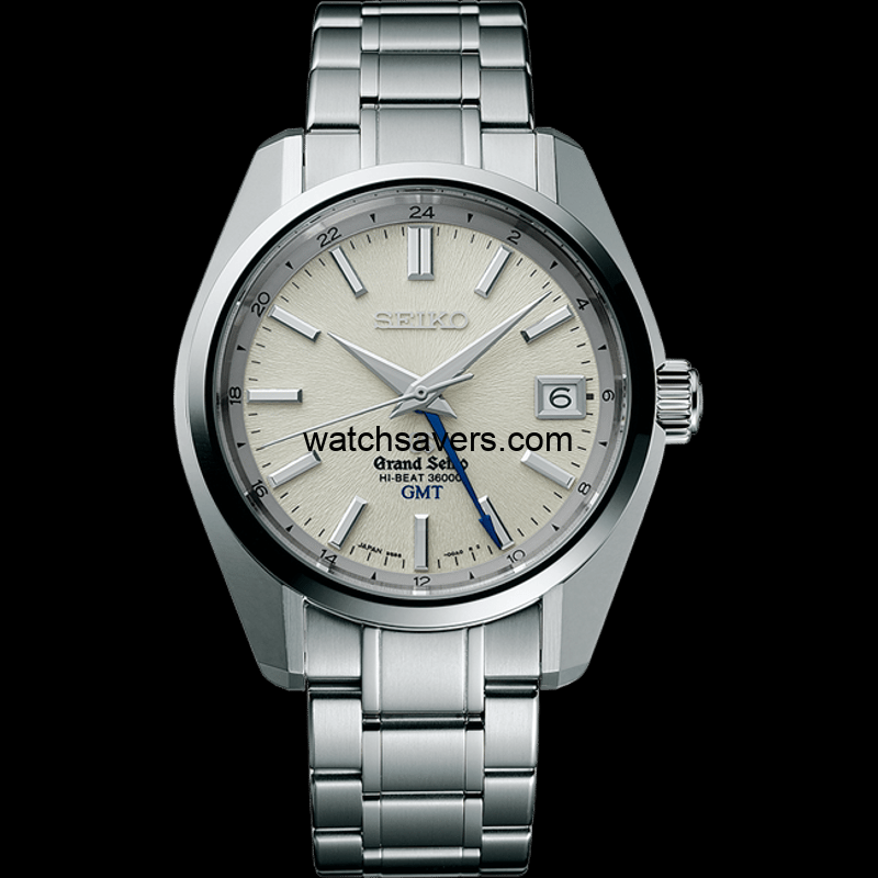 SBGJ001_image01.png Grand Seiko-SBGJ001 Automatic GMT Stainless Steel / Cream / Bracelet