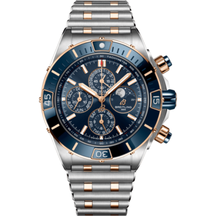 Breitling-U19320161C1U1 Super Chronomat 1461 Days 44 Stainless Steel / Red Gold / Blue / Rouleaux