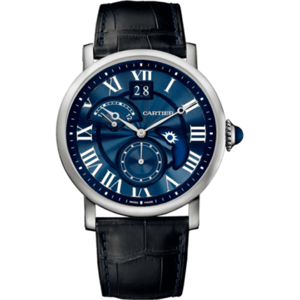 Cartier-W1556241 Rotonde de Cartier Second Time Zone Day / Night White Gold / Blue