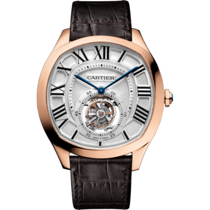 Cartier-W4100013 Drive de Cartier Flying Tourbillon Pink Gold / Silver