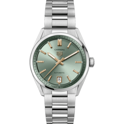TAG Heuer-WBN2312.BA0001 Carrera Date 36 Stainless Steel / Green