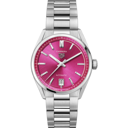 TAG Heuer-WBN2313.BA0001 Carrera Date 36 Stainless Steel / Pink