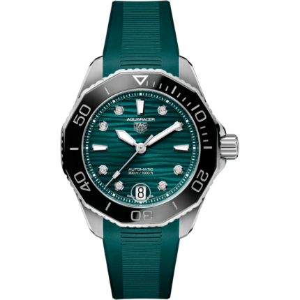 TAG Heuer-WBP231G.FT6226 Aquaracer Professional 300 36 Stainless Steel / Black - Diamond / Rubber