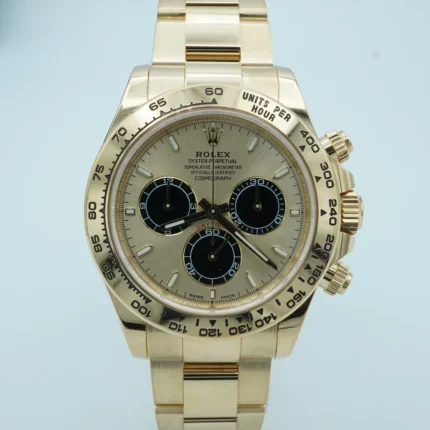 Rolex - 126508-0006 Cosmograph Daytona Yellow Gold / Golden - Black / Oyster