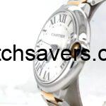 Cartier - W2BB0022 Ballon Blue de Cartier 42 Automatic Stainless Steel / Yellow Gold / Silver / Bracelet