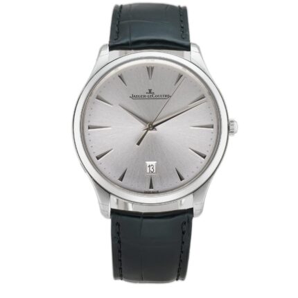Jaeger LeCoultre Watch Ultra Thin Moon 34 Stainless Steel Silver
