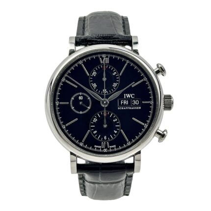 IWC - IW3910-08 Portofino Chronograph Stainless Steel / Black