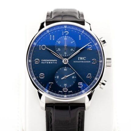 IWC - IW3716-06 Portugieser Chronograph Stainless Steel / Blue