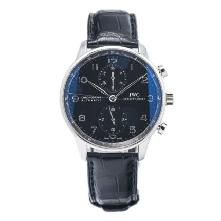 IWC - IW3714-47 Portuguese Chrono-Automatic Stainless Steel / Black
