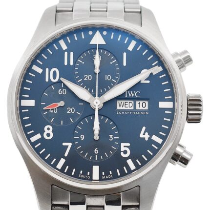 IWC - IW3777-17 Pilot's Watch Chronograph Stainless Steel / Le Petit Prince / Bracelet