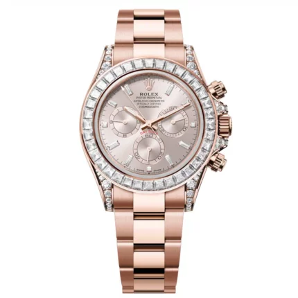 Rolex - 126595TBR-0001 Cosmograph Daytona Everose Gold - Baguette / Sundust - Baguette / Oyster