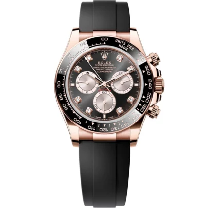 Rolex - 126515LN-0004 Cosmograph Daytona Everose - Cerachrom / Black - Sundust- Diamond / Oysterflex