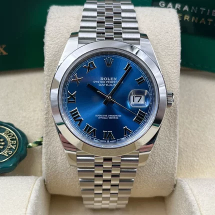 Rolex - 126300-0018 Datejust 41 Stainless Steel Smooth / Jubilee / Blue Roman