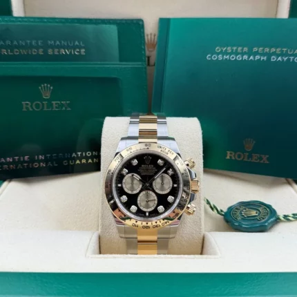 Rolex - 126503-0002 Cosmograph Daytona Stainless Steel - Yellow Gold / Black - Golden - Diamond / Oyster