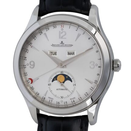 Jaeger-LeCoultre - 1558420 Master Calendar Stainless Steel / Silver / Alligator