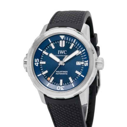IWC - IW3290-05 Aquatimer Automatic Stainless Steel / Blue / Rubber / Expedition Jacques-Yves Cousteau