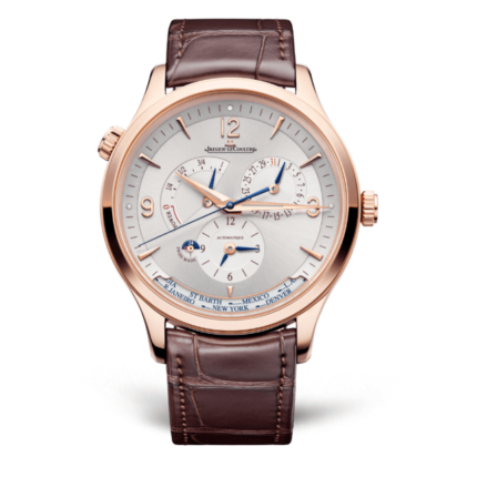Jaeger-LeCoultre - 4122520 Master Control Geographic Pink Gold / Silver / Alligator