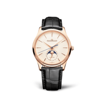 Jaeger-LeCoultre - 1362511 Master Ultra Thin Moon Pink Gold / Eggshell / Alligator