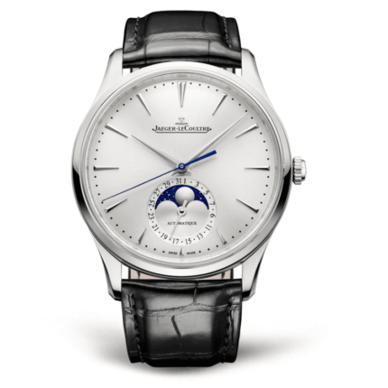 Jaeger-LeCoultre - 1368430 Master Ultra Thin Moon Stainless Steel / Silver / Alligator