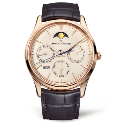 Jaeger LeCoultre Master Ultra Thin Perpetual Pink Gold Eggshell