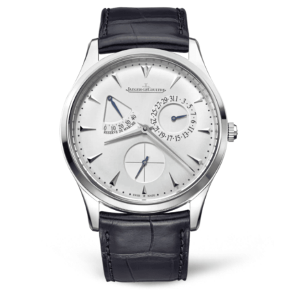 Jaeger-LeCoultre - 1378420 Master Ultra Thin Réserve de Marche Stainless Steel / Silver / Alligator