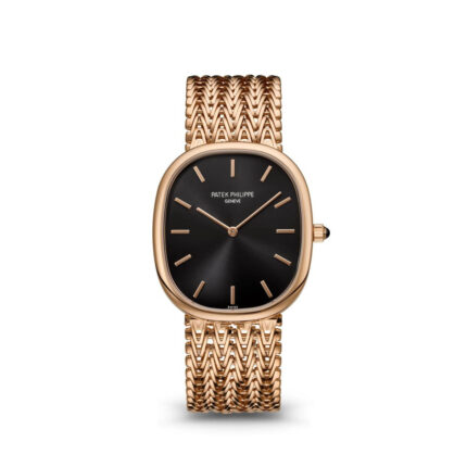 Patek Philippe - 5738/1R-001 Golden Ellipse 5738 Rose Gold / Black / Bracelet