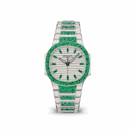 Patek Philippe - 7118/1453G-001 Nautilus 7118 Haute Joaillerie White Gold - Emerald