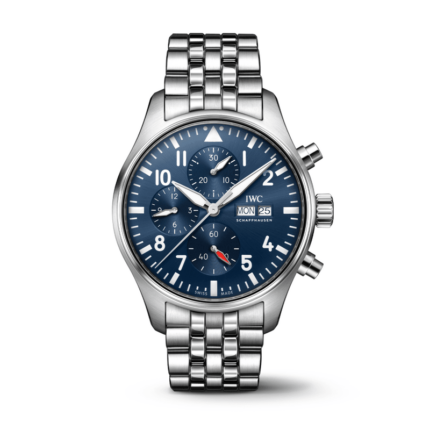IWC - IW3780-04 Pilot's Watch Chronograph Stainless Steel / Blue / Bracelet