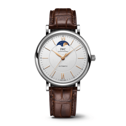 IWC - IW4594-01 Portofino Automatic Moonphase  Stainless Steel / Silver / Alligator