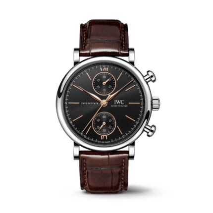 IWC - IW3910-33 Portofino Chronograph Stainless Steel / Black / Milanese