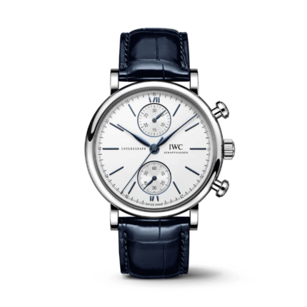 IWC - IW3914-07 Portofino Chronograph 39 Stainless Steel / Silver - Blue