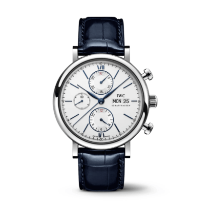 IWC - IW3910-37 Portofino Chronograph Stainless Steel / Silver - Blue