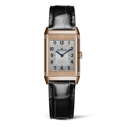 Jaeger-LeCoultre - 2662430 Reverso Classic Small Duetto Pink Gold / Silver / Alligator