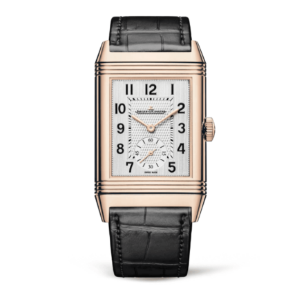 Jaeger-LeCoultre - 3842520 Reverso Classic Large Duoface Pink Gold / Silver / Alligator