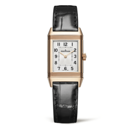 Jaeger-LeCoultre - 2602540 Reverso Classic Small Pink Gold / Silver / Alligator