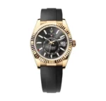 Rolex Sky Dweller black dial watch