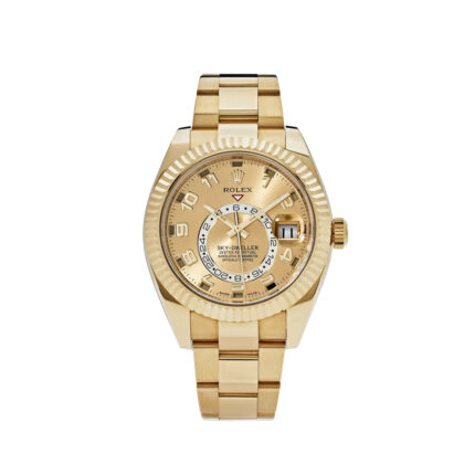 Rolex - 326938-0002 Sky-Dweller Yellow Gold / Champagne Arabic